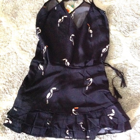 FARM Rio Jungle Tucanos Sleeveless Mini Dress - Picture 13 of 14